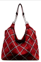 Red Hobo Handbag