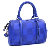 Blue Barrel Style Handbag