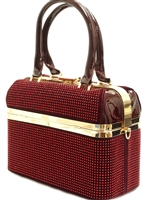 Red Rhinestone Handbag