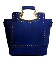 Blue Tote Handbag