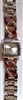 Tortoise shell style link chain watch